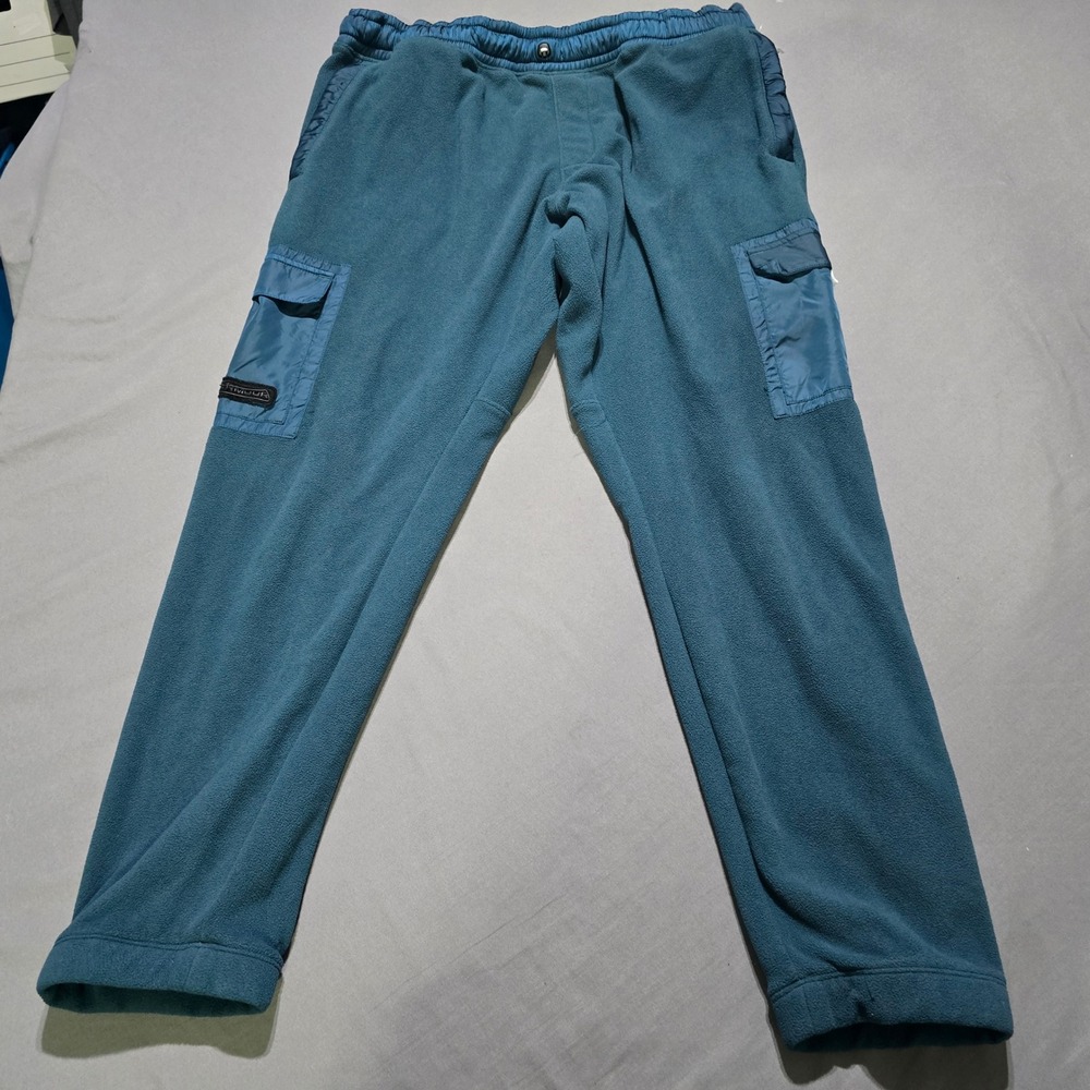 Under Armour UA CGI Utility Cargo Pants Mens XXL Teal Fleece Tactical Joggers